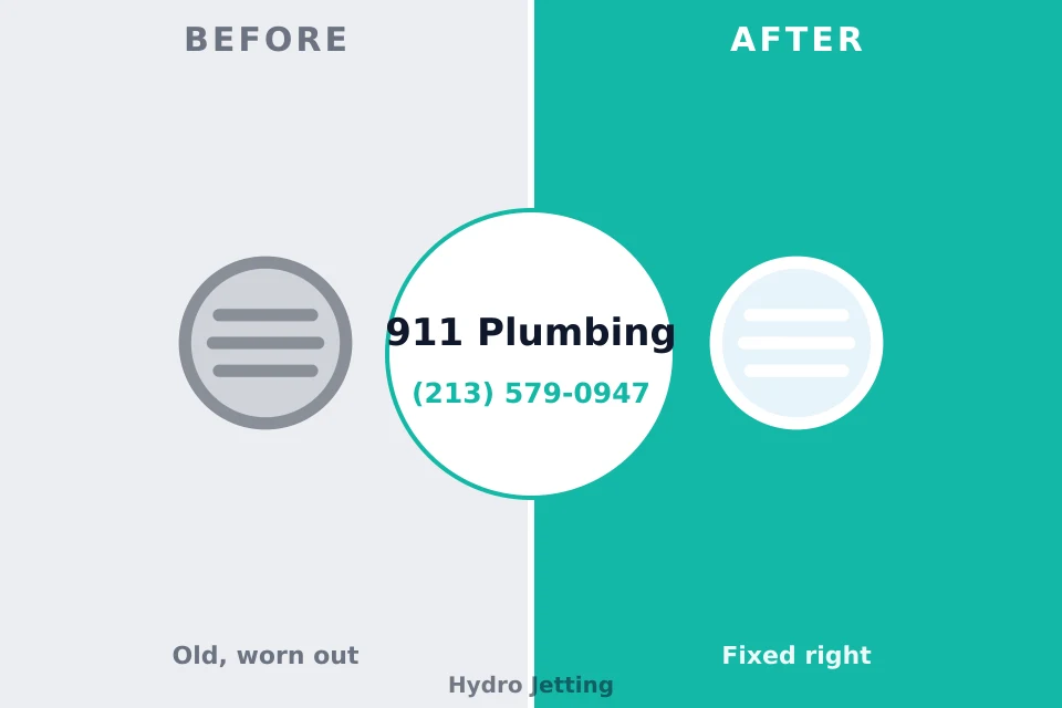 Before and after: plumbing repair Coconut Creek, FL